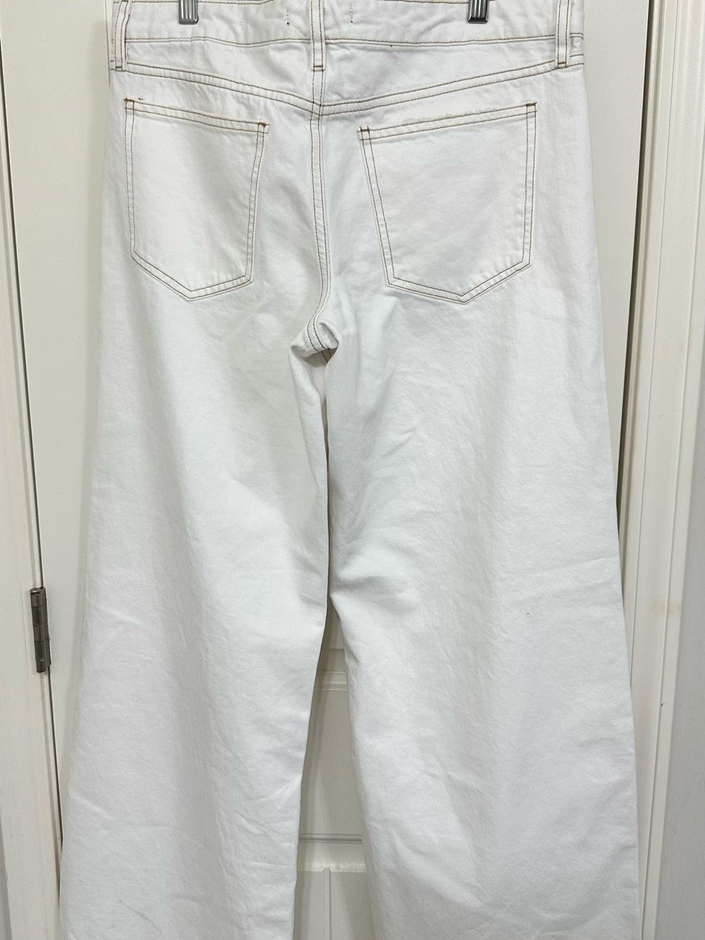 Forever 21 White Distressed Bootcut Jeans - Men - Picture 4 of 5